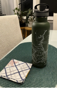 I carried these items with me when I ventured out earlier today.